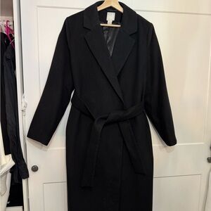 Black Belted Coat